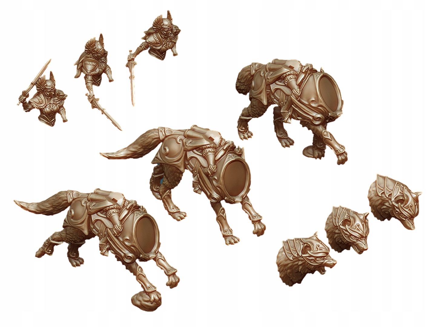 Valkyrie Cavalry Parts - Labyrinth Models