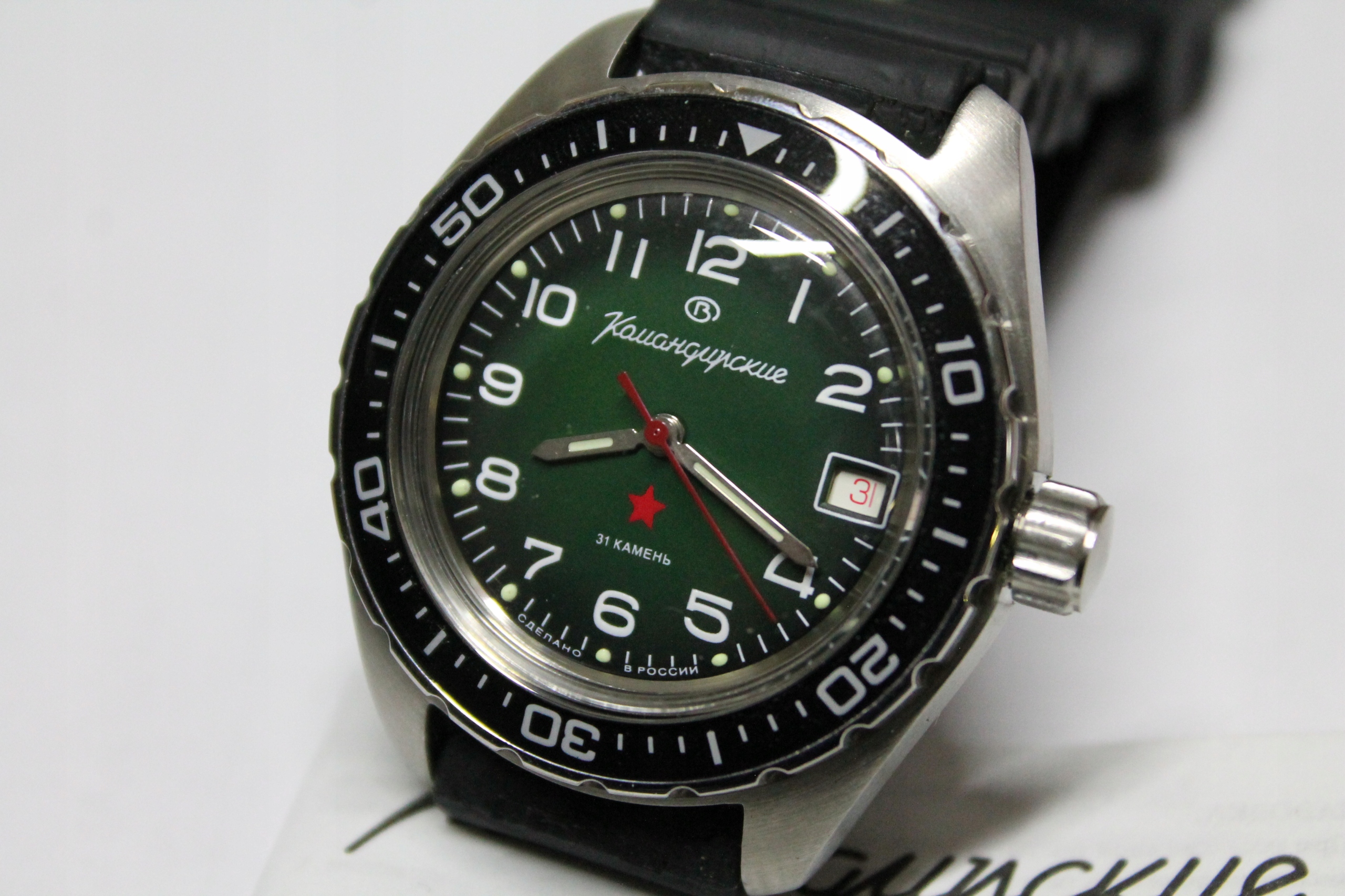 Wostok Vostok K-020 Ocel Automat 200 m Nový 02033A