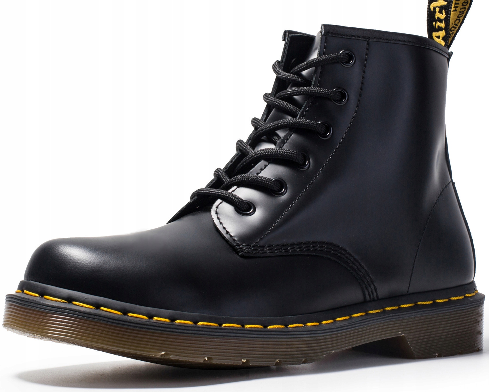 

M45 Dr Combat Boots Glany Botki 6EYE Skóra Martin
