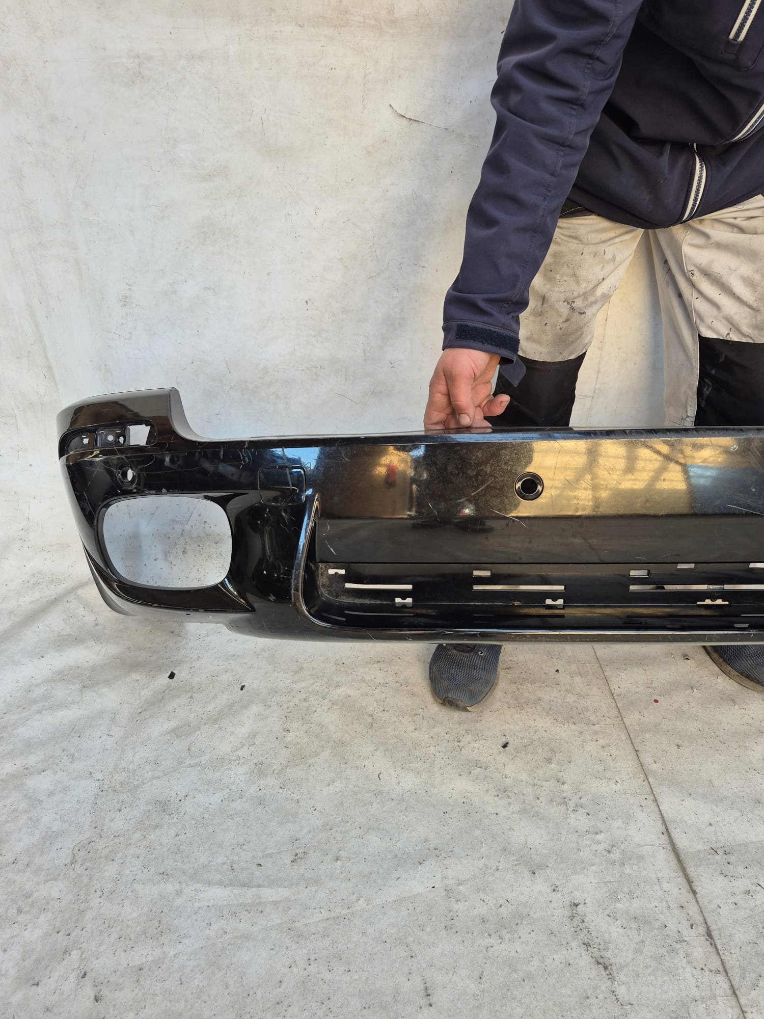 BMW X5 II 2 E70 m-packet 06-13 bumper rear part rear PDC