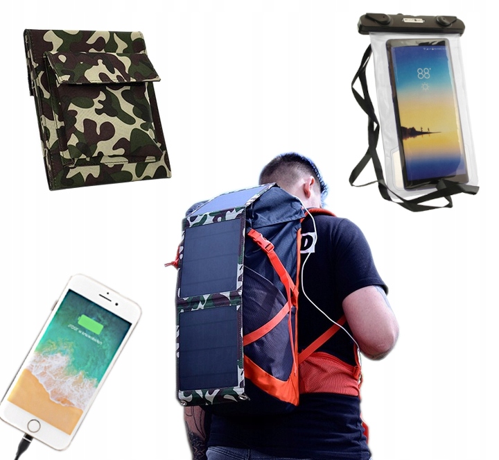 

dla Podróżnika: Zestaw Ładowania Solarnego