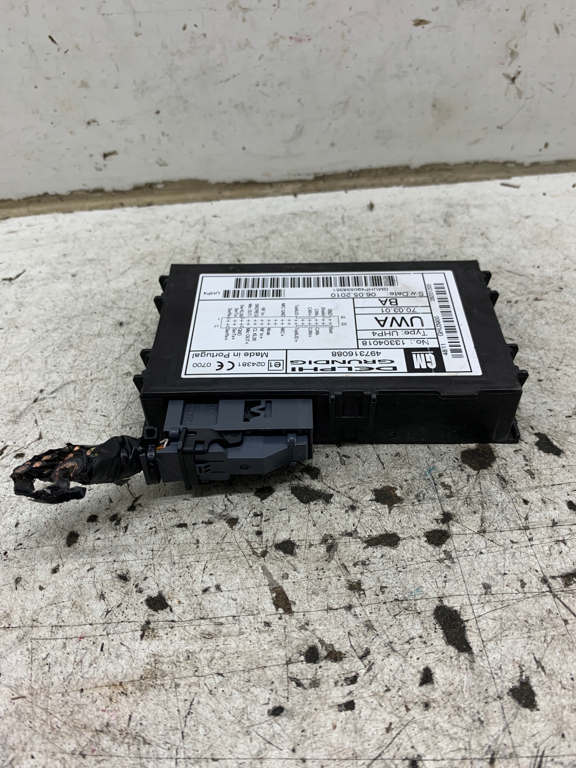 Centralina modulo BLUETOOTH 13304018 OPEL CORSA D LIFT (2011-2014) 1.3 CDTI