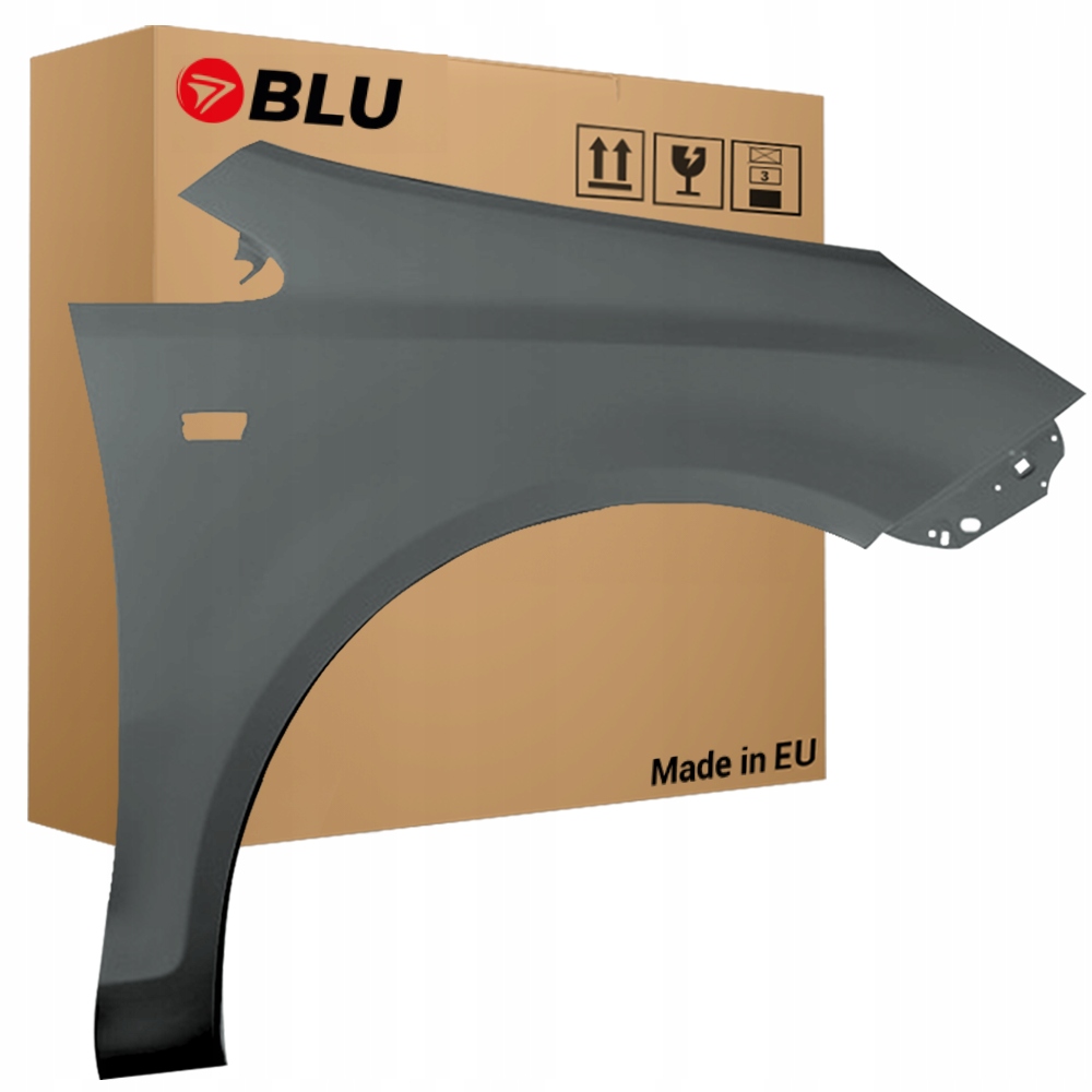 Blu Blatník Opel Corsa D Z177 pravý šedý 06-14 přední pozink CarbonGrau