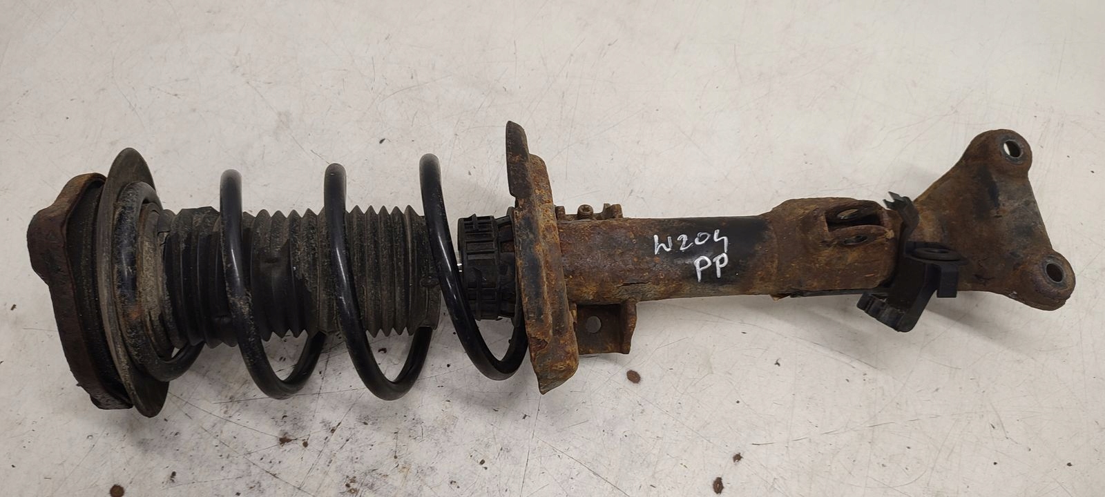 shock absorber spring front sususpension Mercedes W204 2,2 CDI