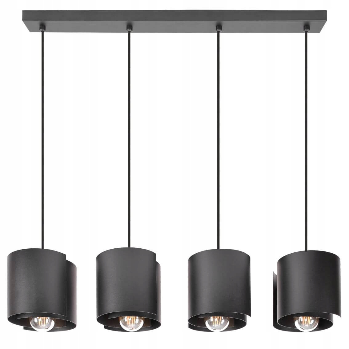 Hugo 4 Závěsná lampa černá