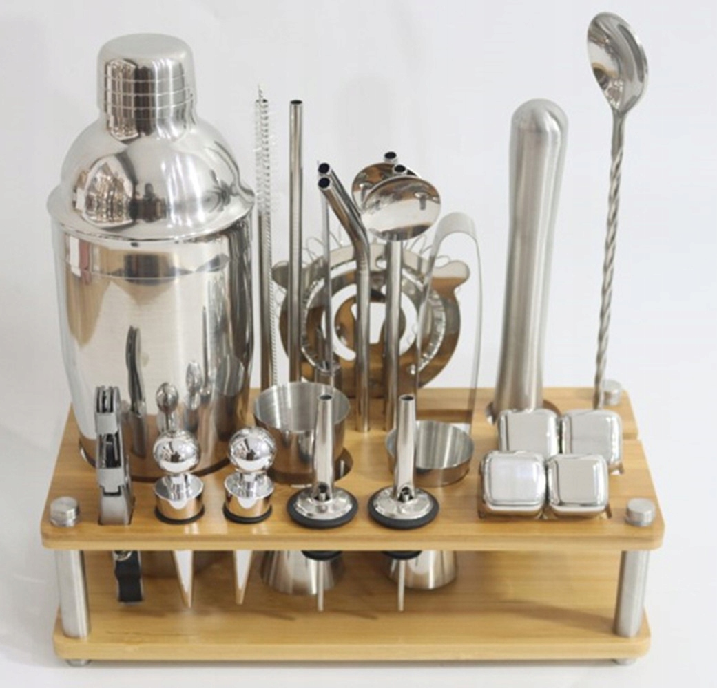 

Zestaw Barmański Do Drinków, bambusowa podst. 25el