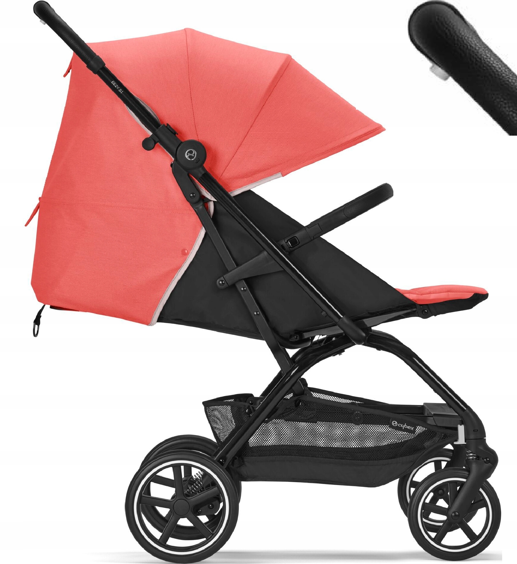 Wózek Spacerowy Duże koła Cybex Eezy S Plus+ 2 jak Beezy Red czerwony