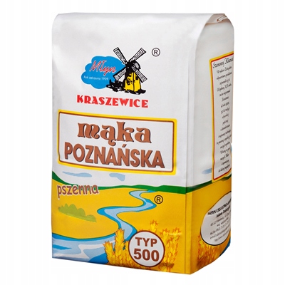 Kraszewice Pšeničná mouka poznaňská typ 500 10 x 1 kg