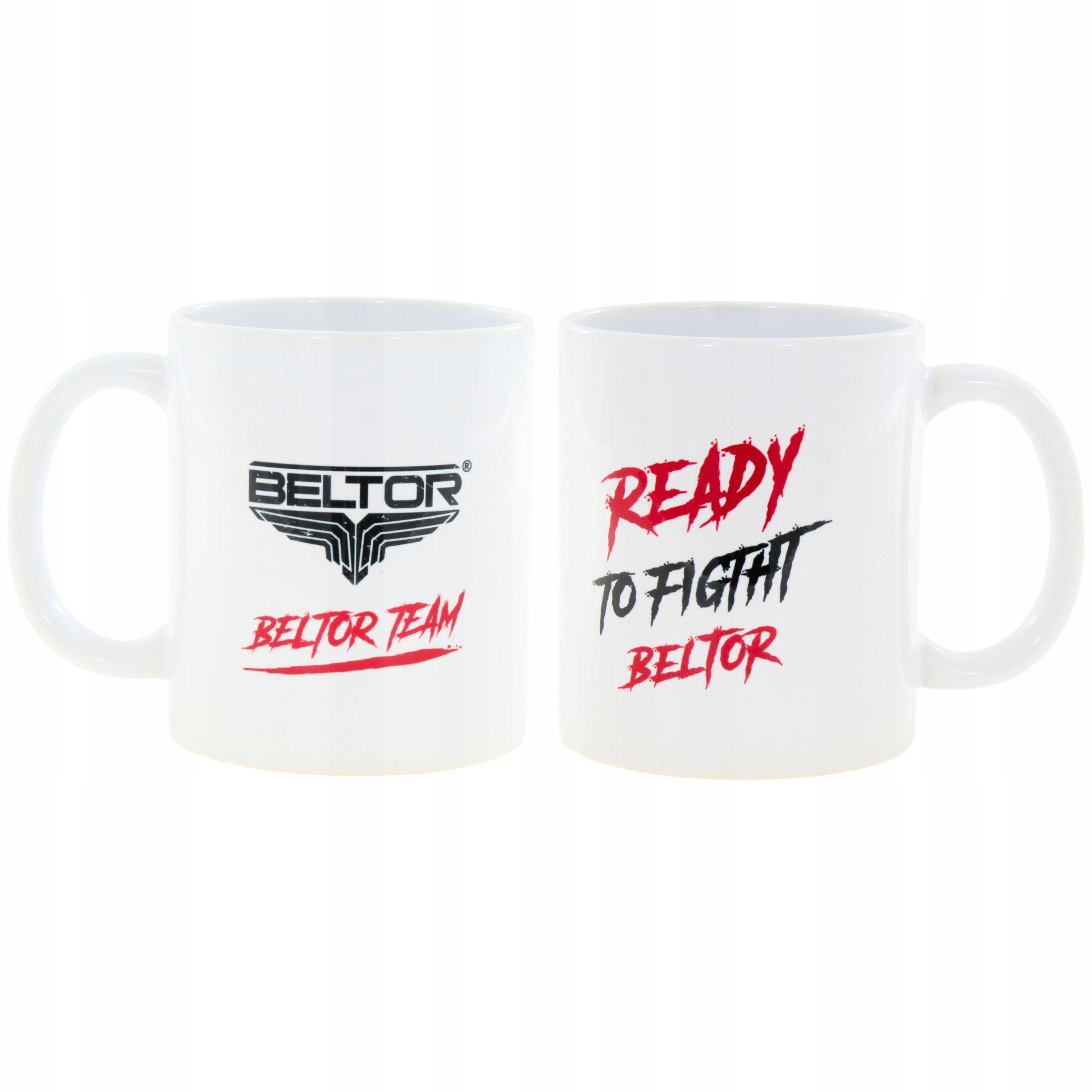 Beltor Kubek Mma I Can & I Will Logo Biały