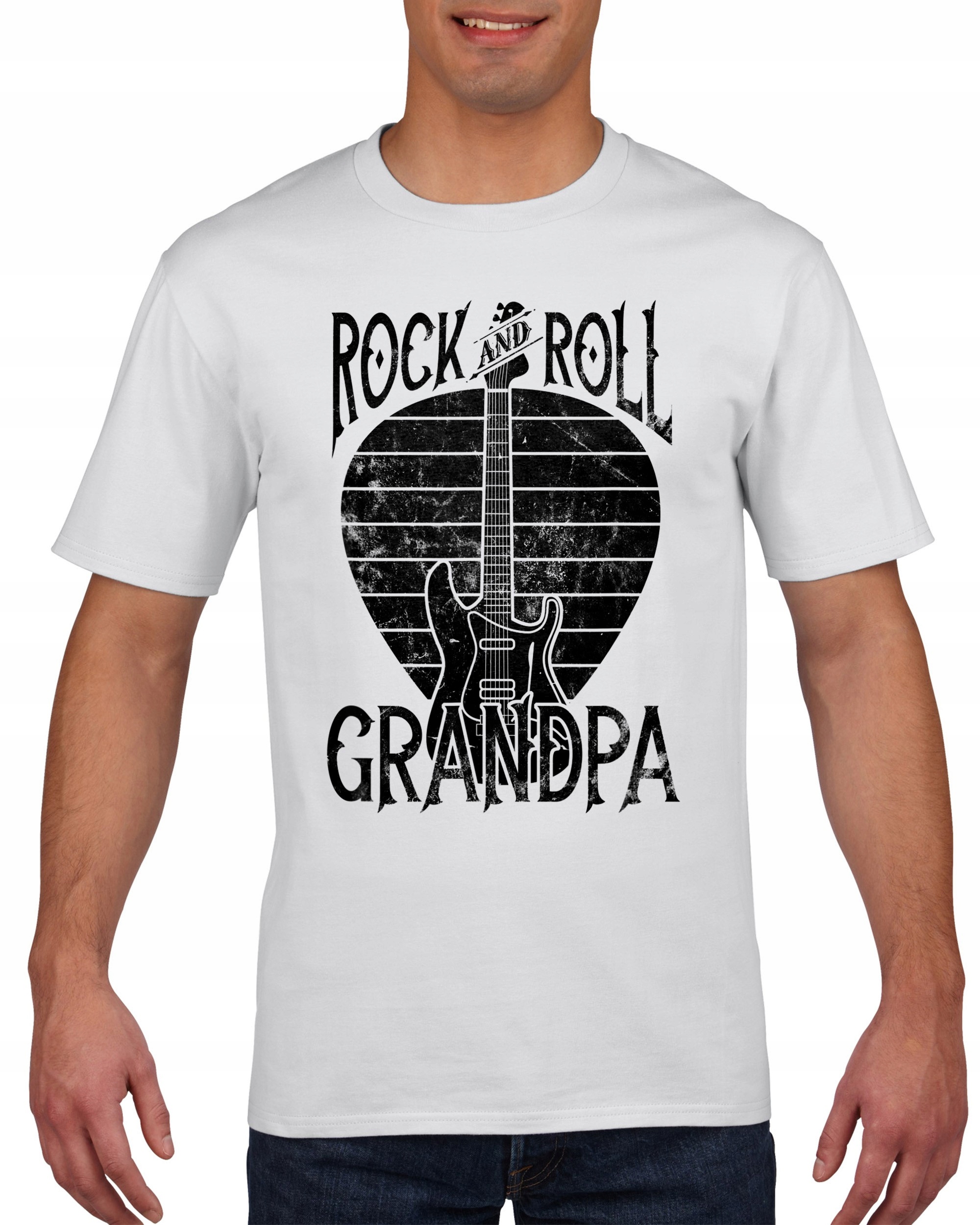 

Koszulka męska Dziadek rockowiec rock'n'roll M