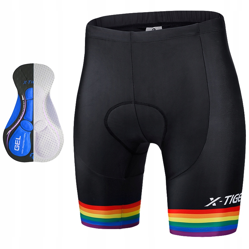 Spodenki Rowerowe Kolarskie Wkładka Damskie Lgbt