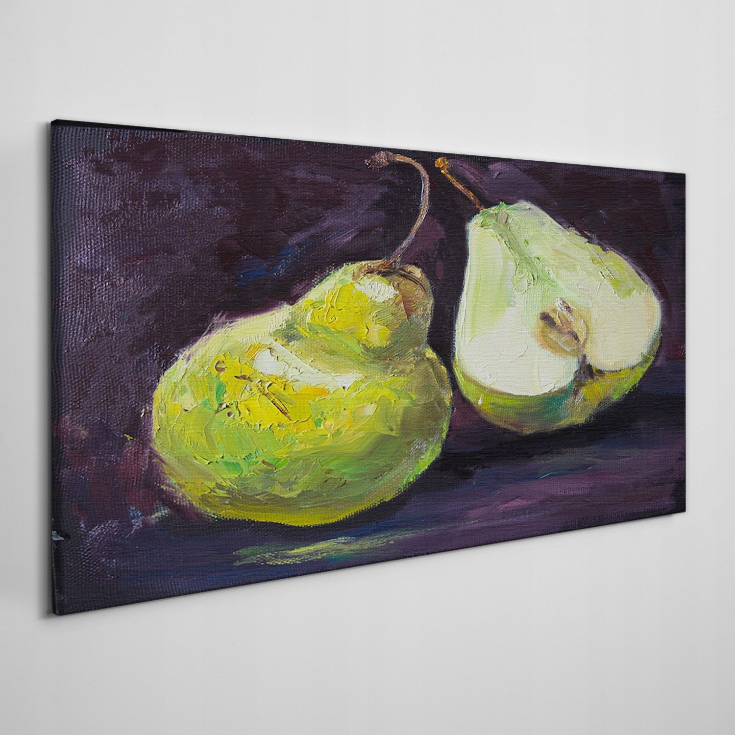 

Obraz na płótnie Malarstwo owoce gruszka 120x60 cm