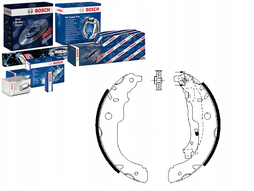 Sada Brzdových Čelistí Bosch 4241N3 3013704912