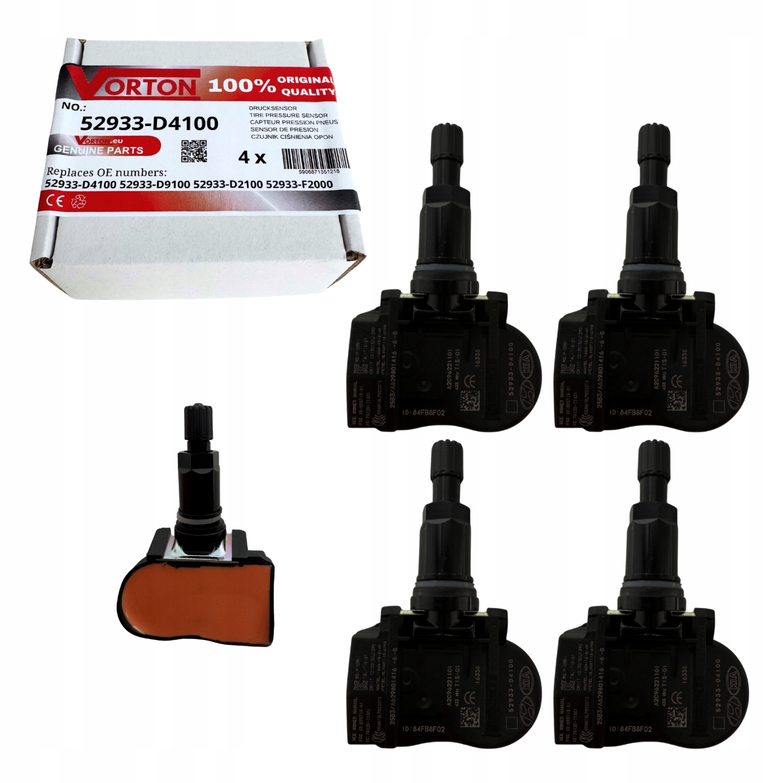Senzory Tlaku Pneumatík Tpms Kia Sportage IV Optima IV Niro Soul III