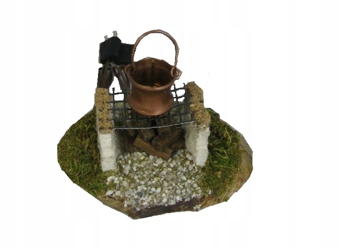 Ohnisko – osvetlené s vedrom a generátorom dymu