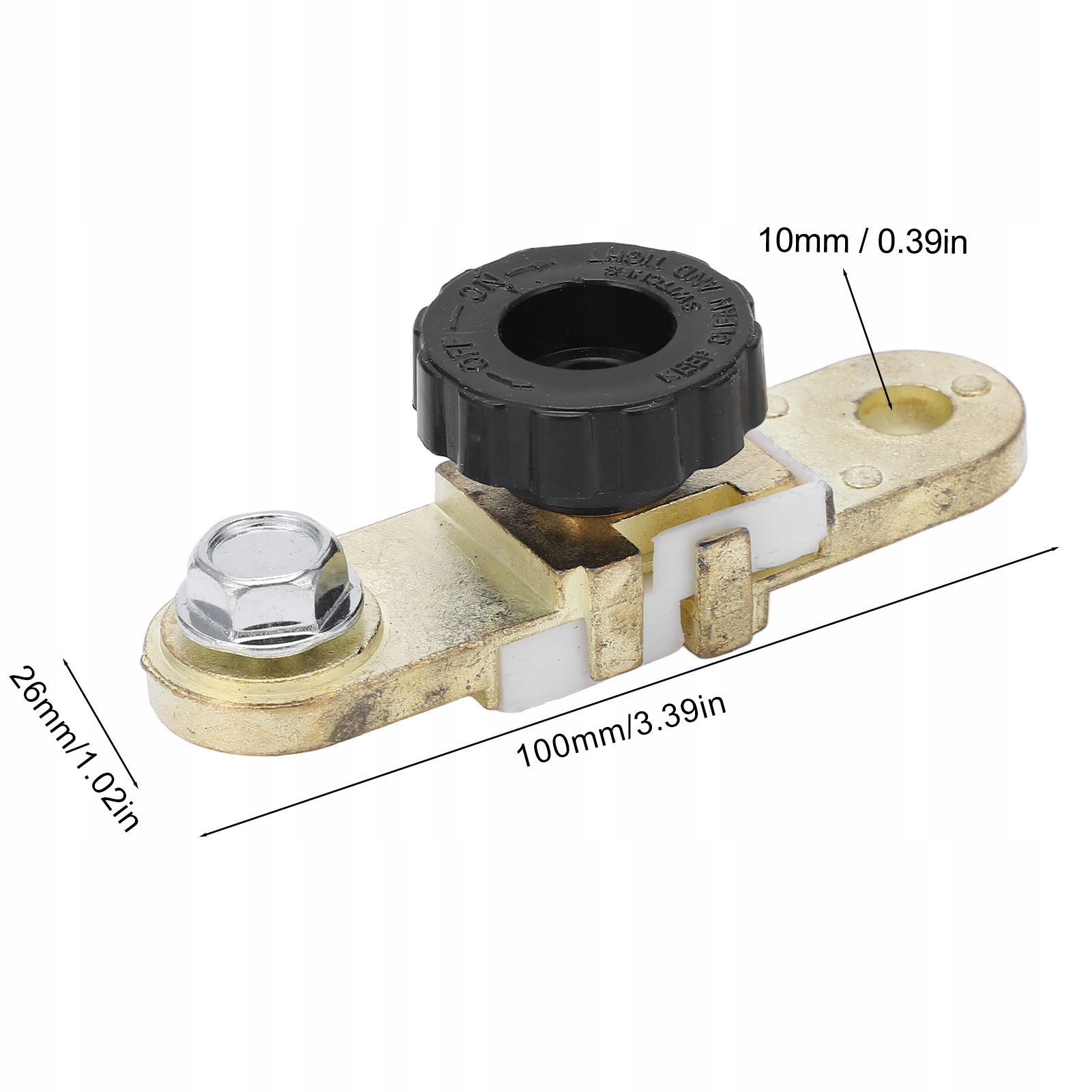 2 SZT. WYŁĄCZNIK MASY AKUMULATORA KLEMA HEBEL Producent części Inny