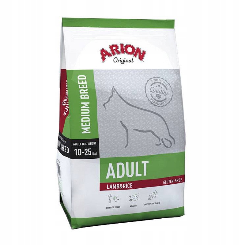 Arion Original Adult Medium Lamb&Rice 12+1kg