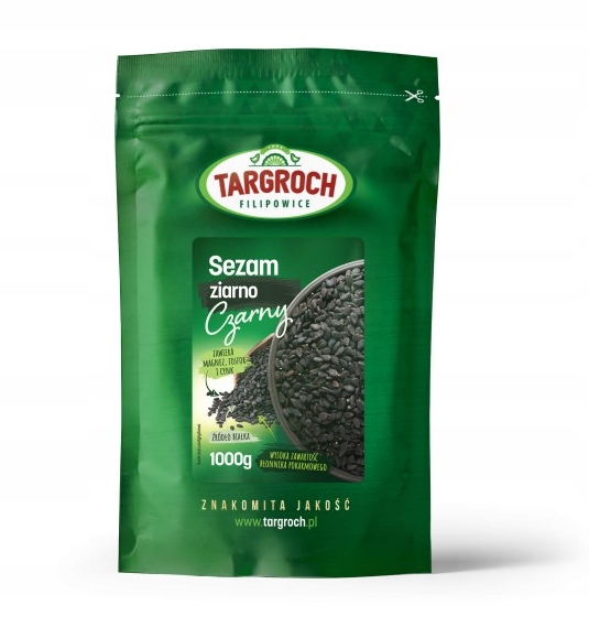 

Sezam czarny ziarno 1 kg Targroch do Sushi