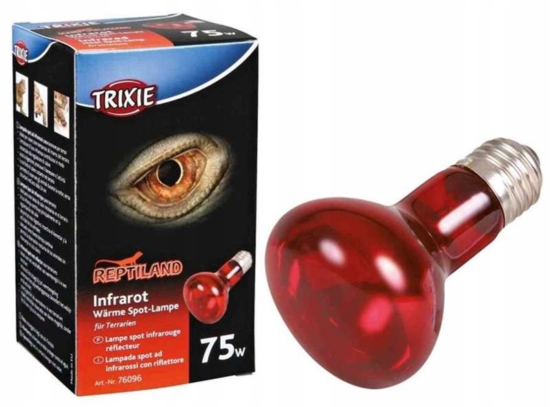 

Żarówka grzewcza czerwona do terrarium Trixie 75W