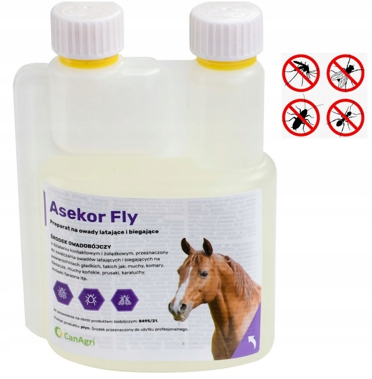 

Asekor Fly Preparat Na Muchy Komary Dla Koni 0,6L