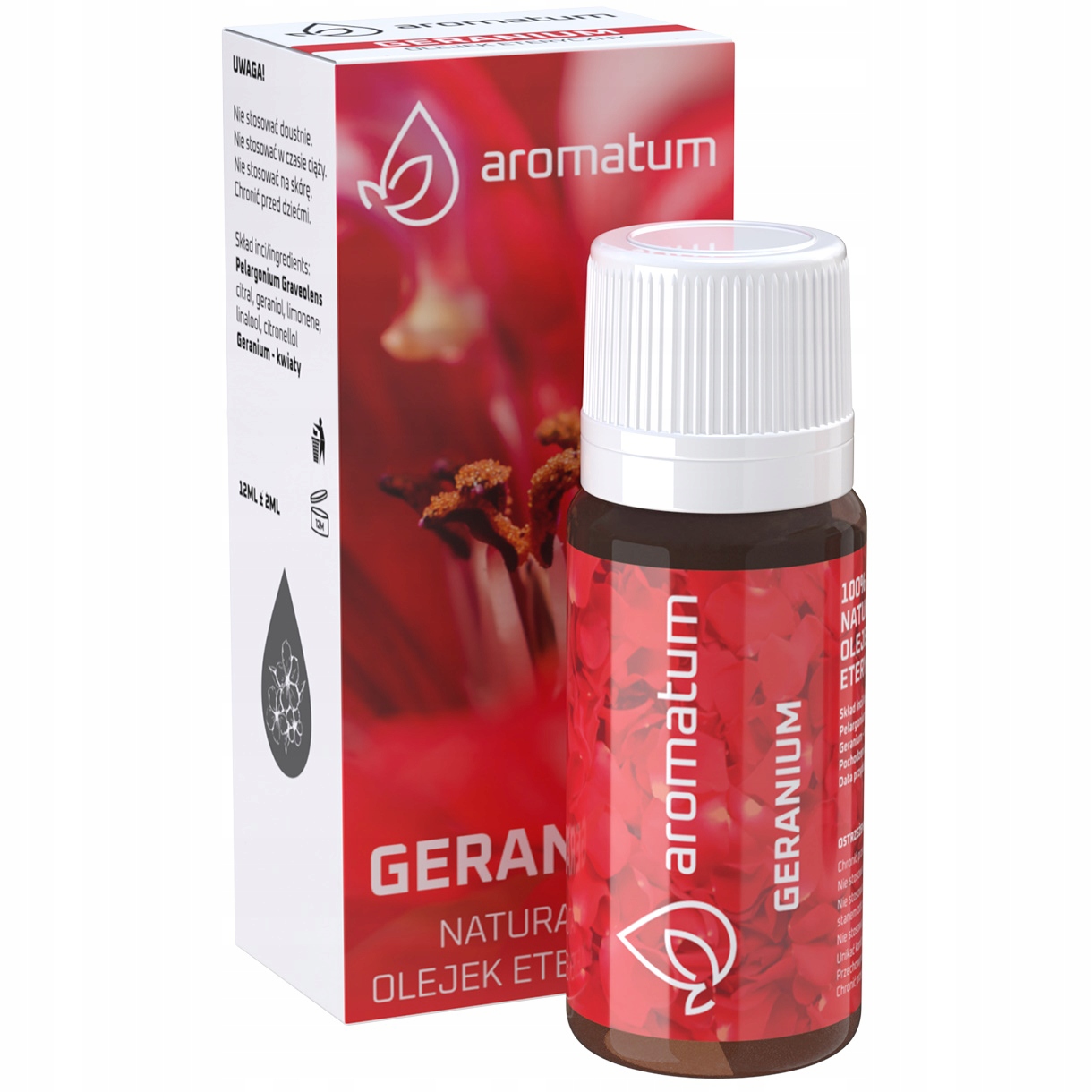 

Geranium Olejek Eteryczny Aromaterapia Oddychanie