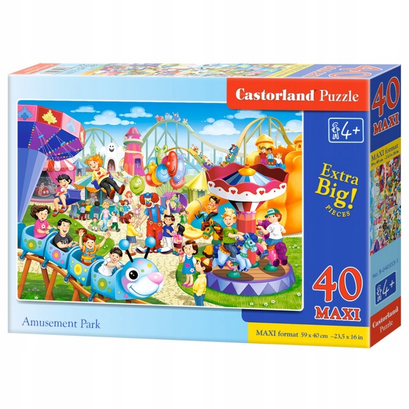 

Puzzle 40 Elementów Maxi Wesołe Miasteczko Castor