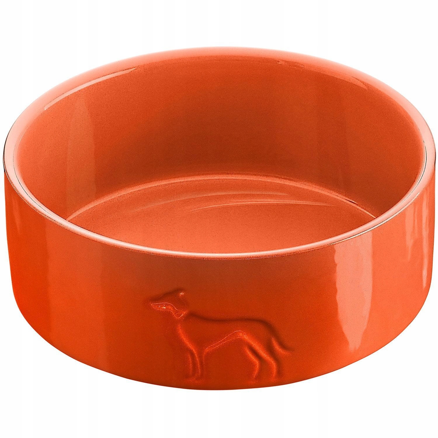Levně Keramická miska pro psa Osby Glazed oranžová Hunter Velikost: 550 ml