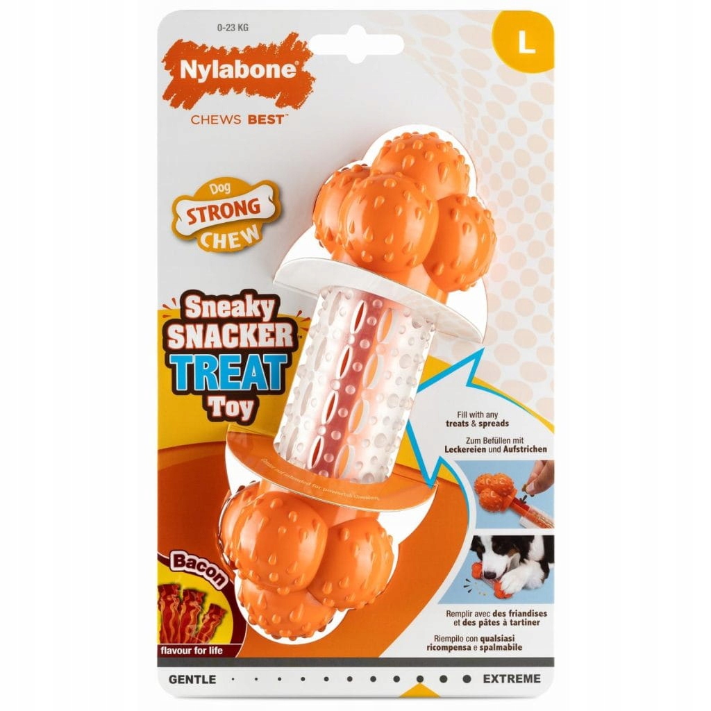 Levně Hračka pro psy s kousátkem a prostorem pro pamlsky Strong Chew Sneaky Snacker-