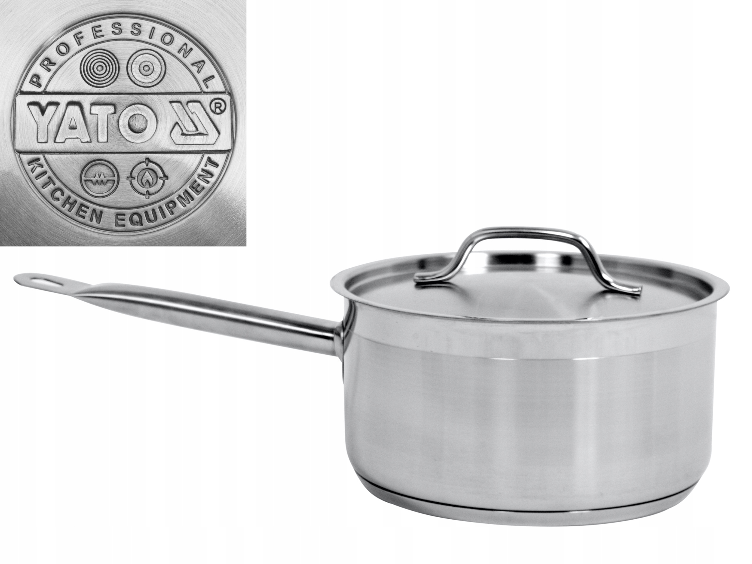 

Profesjonalny Rondel Z Pokrywą 3,3L Inox Yato