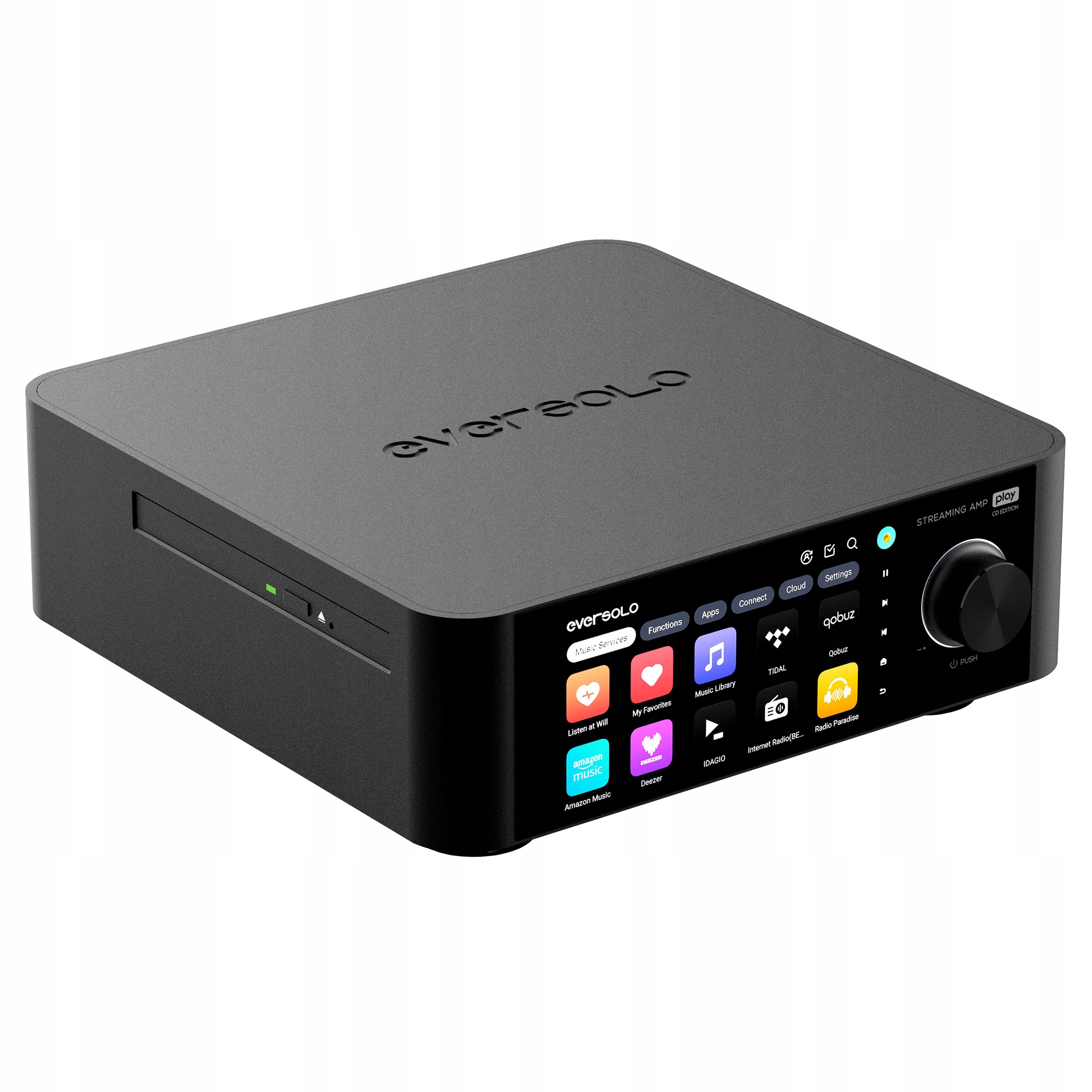 EVERSOLO PLAY CD EDITION WZMACNIACZ STEREO / ODTWARZACZ CD / STREAMER WI-FI Model PLAY CD Edition