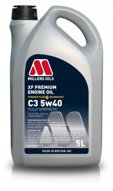 OLEJ MILLERS XF PREMIUM C3 5W40 5L