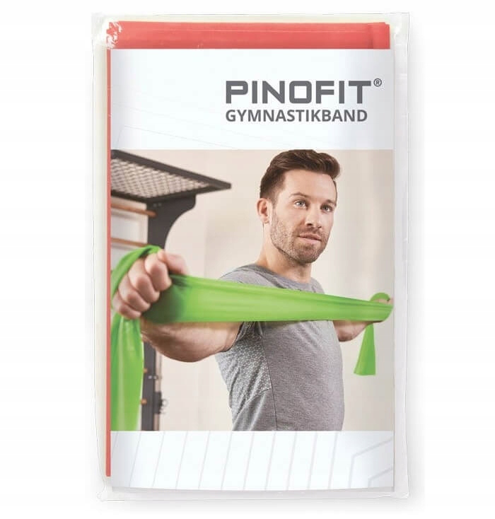 Taśma gimnastyczna guma 2 m PINOFIT Koralowa