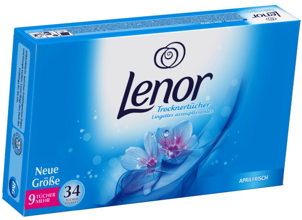 

Lenor Chusteczki Zapachowe Niebieskie De 34szt
