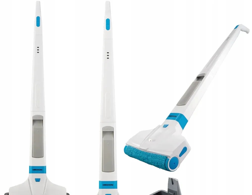 Elektryczny Bezprzewodowy Mop Samoczyszczący 40W Led Biały Stacja