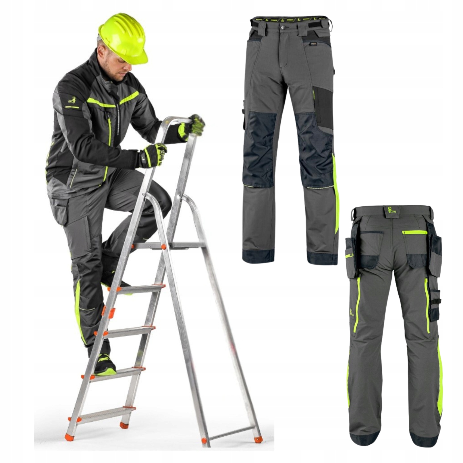 Pracovní kalhoty Bozp Elastické Cordura Reflexní Zesílené Komfortní 50