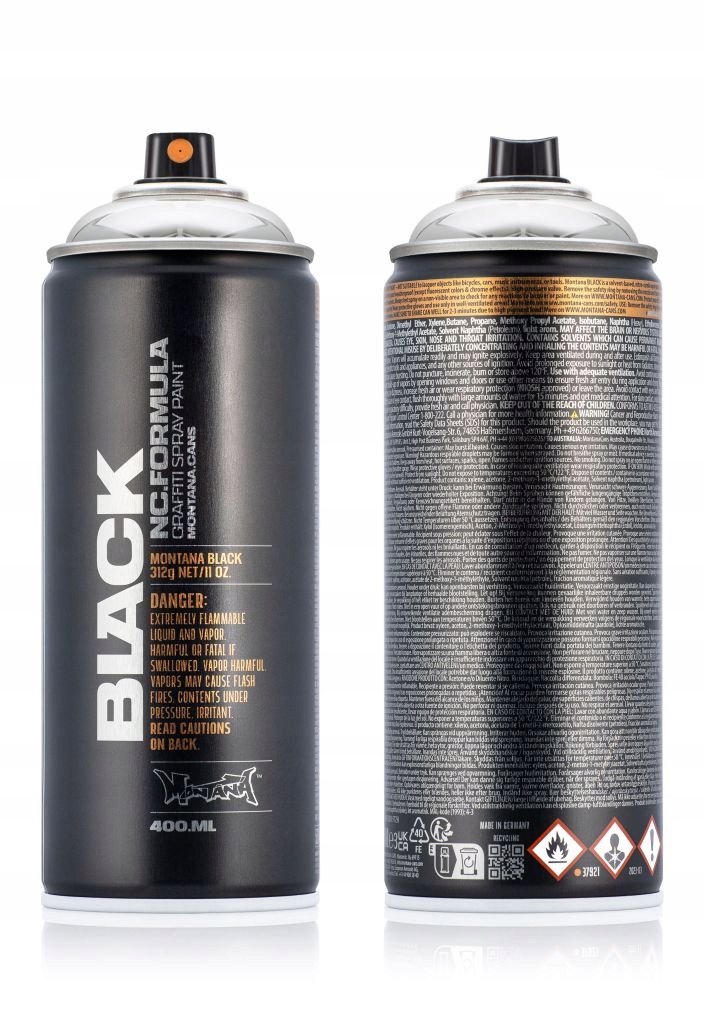 Farba Montana Black Spray 400ML Silver Chrome Srebrny