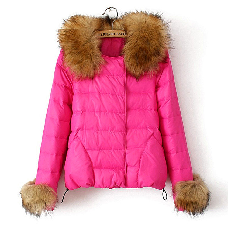 

Kurtka Chanelka Pikowana Puchowa Odpinane Futro L