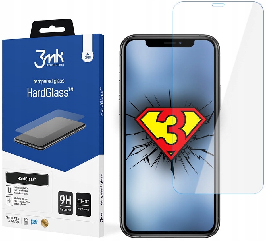 

3MK Szkło Hartowane do iPhone Xr 11 Zestaw