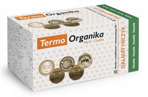 STYROPIAN ELEWACYJNY FASADOWY EPS TERMOORGANIKA DALMATYŃCZYK 180 mm PACZKA