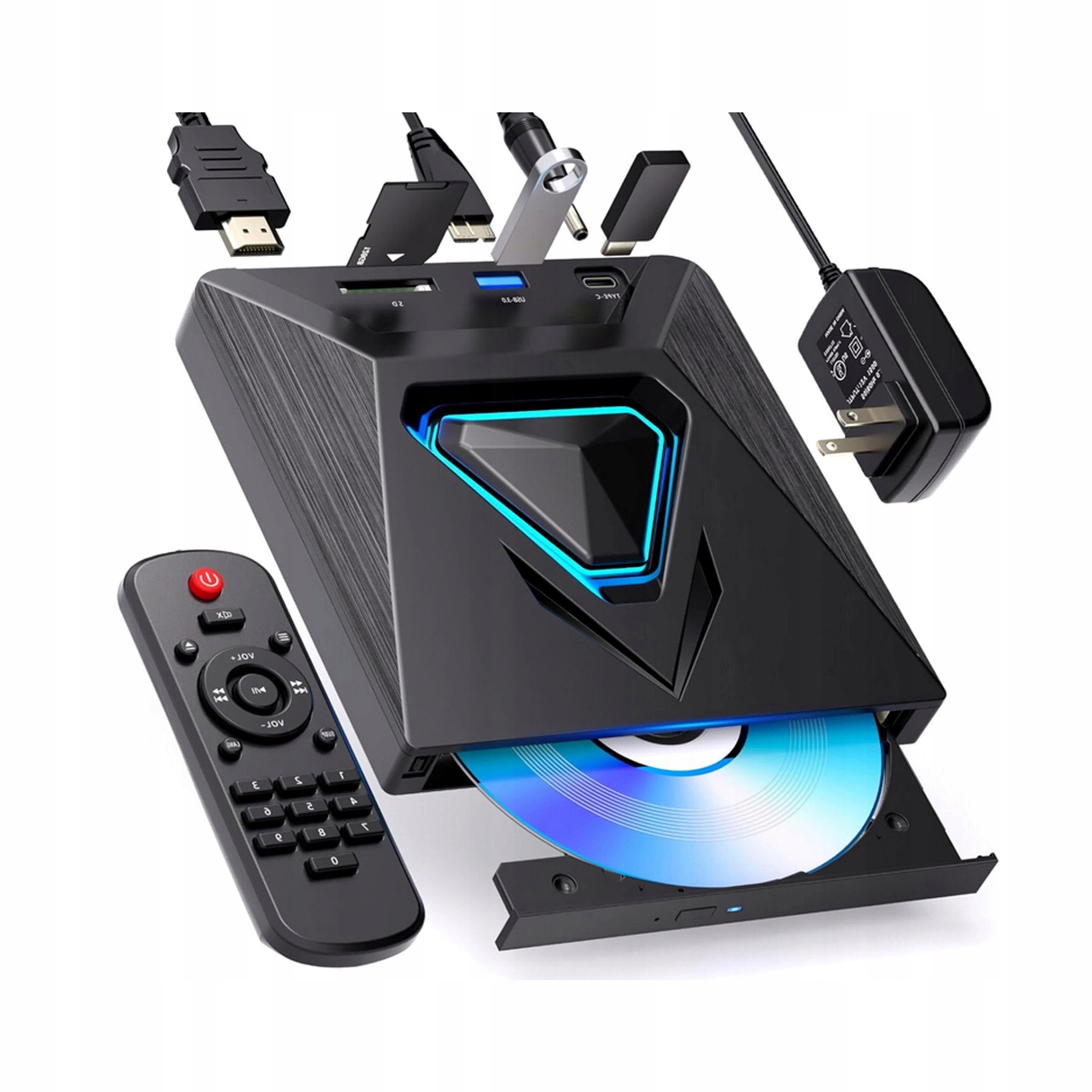 DVD Rekordér 8V1 S Rozšiřujícím Hubem Pro Notebooky A Počítače