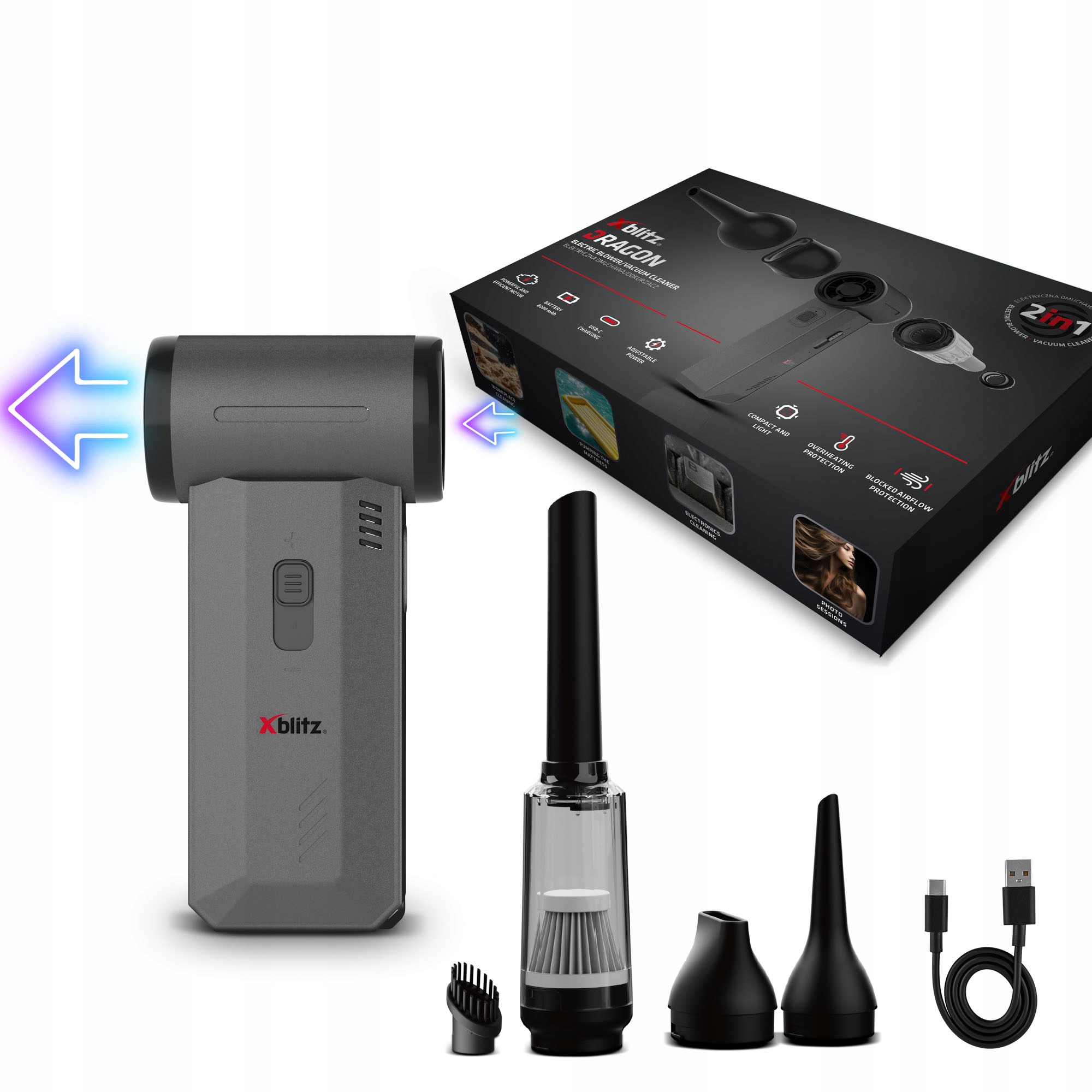 Аккумуляторный вентилятор Xblitz Dragon