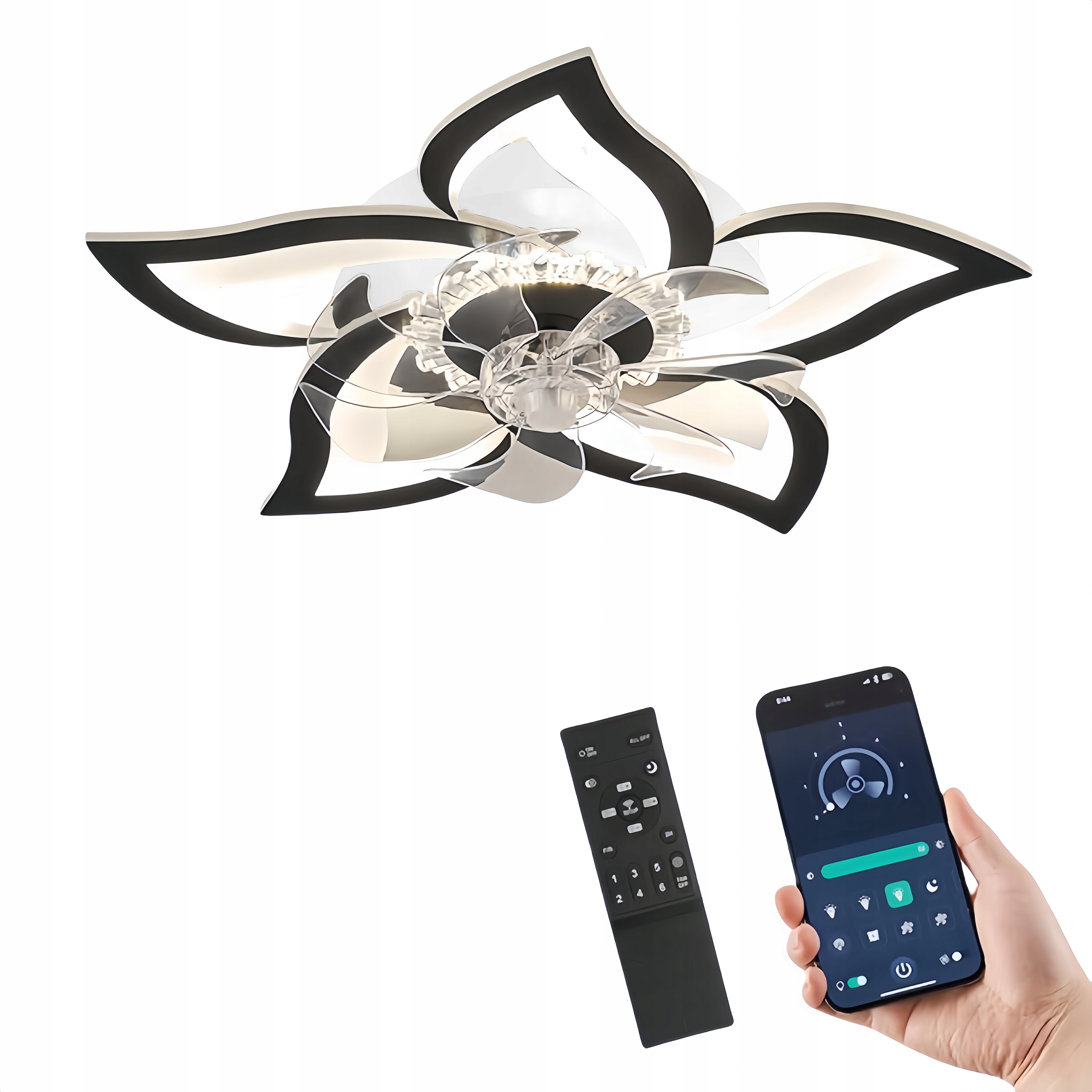 Lampa Ventilátor S Dálkovým Ovládáním: Zimní Režim Teplo Letní Chlad