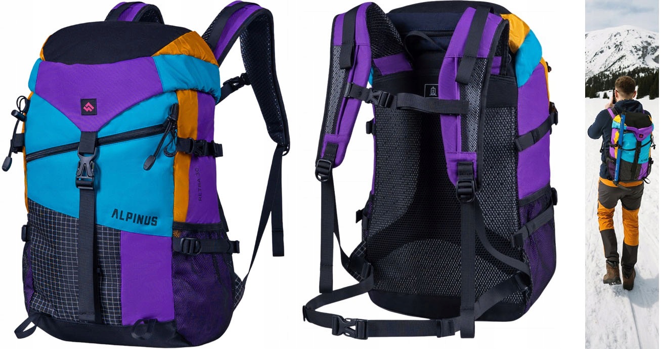 Alpinus Plecak Duży Turystyczny Retba 30L 2026/27 Nowy Model Taktyczny Góry