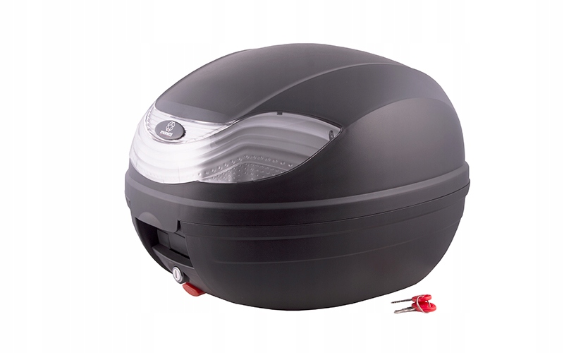 MOR.X.1196 - Валіза Moretti MR-815, 32 л., Чорний, білий відблиск