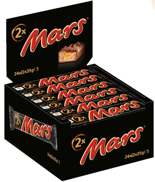 Baton Mars 2PACK Baton z karmelem oblany czekoladą 70G X 24SZT
