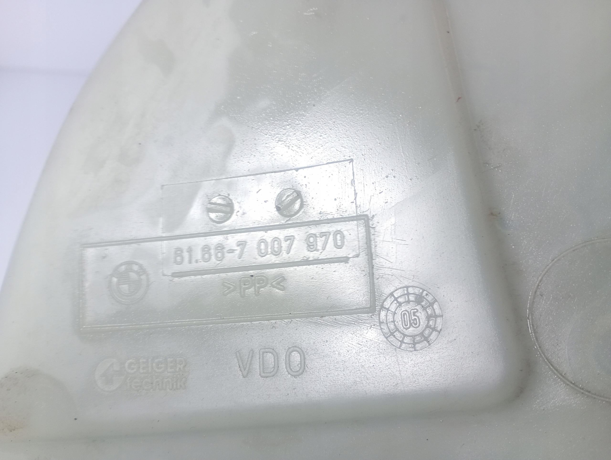 BMW 3 E46 01-05 serbatoio LIQUIDO DO LAVAFARO OE 61667007970