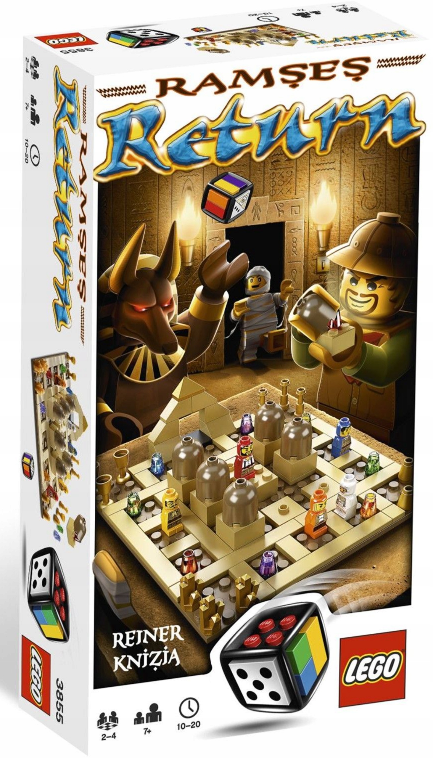Gra Lego 3855 Ramses Return. Nowy. Ideał do kolekcji