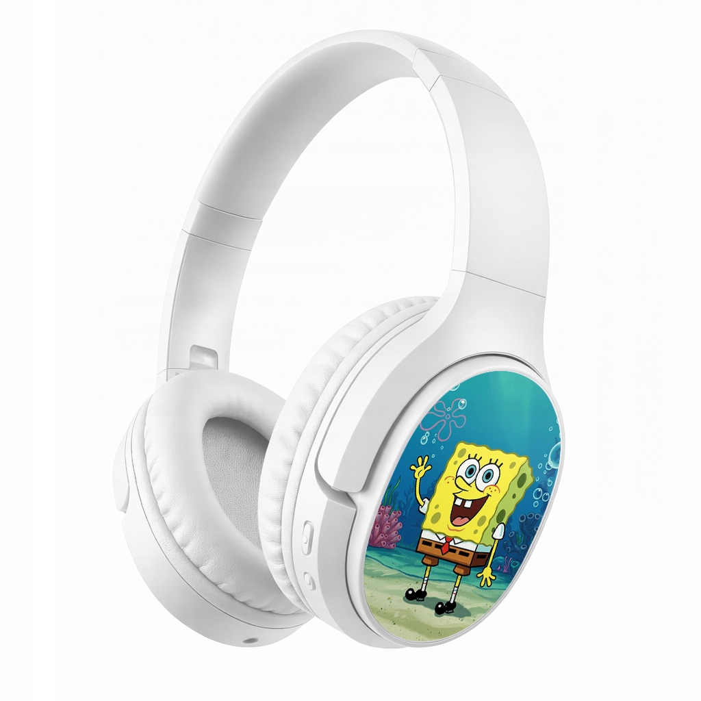 Bezprzewodowe słuchawki Spongebob Biały