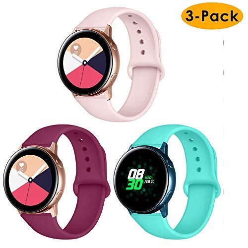 

3X Pasek Do Galaxy Watch 42mm Active 1/2/3 Roz.l