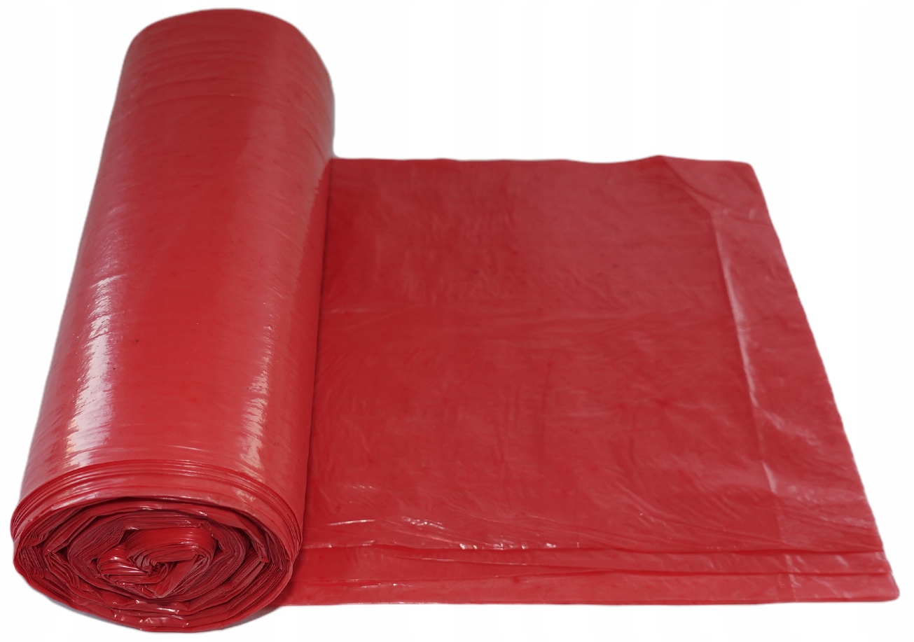 

Worki śmieci odpady sanitarne Czerwone, kosz 60L